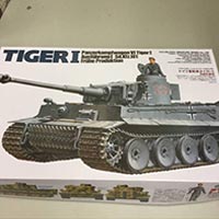 タミヤ 1/35 No.216 ドイツ重戦車タイガーI 初期生産型