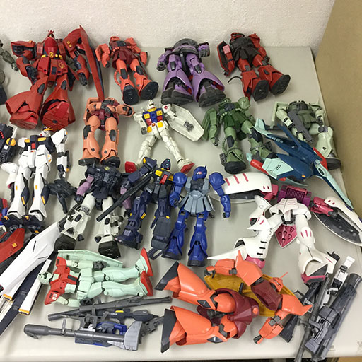 組立済みガンプラまとめセット