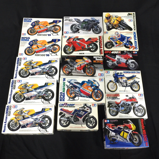 タミヤ 1:12 KAWASAKI Ninja H2R ホンダ レプソル NSR500 ’99 等 プラモデル 未組立 まとめセット